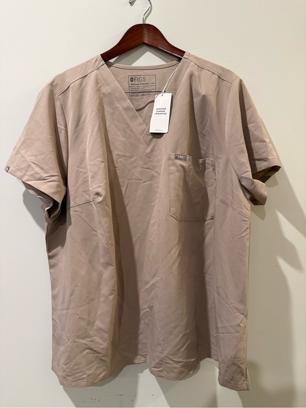 FIGS Women's Catarina Boulder One-Pocket Scrub Top Size